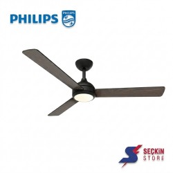 Philips Velyx Lambalı Tavan Vantilatörü 32 (Fan) + 24 (Işık) W Siyah
