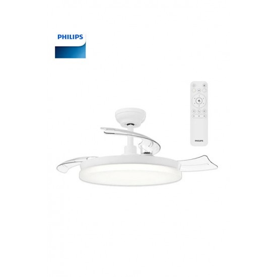 Philips Tynl Lambalı Tavan Vantilatörü 35W Led+32w MotorAçılır Kapanır Pervaneli DC Motor