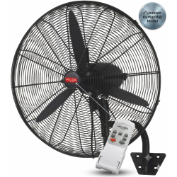 Helios 65cm Uzaktan Kumandalı Sanayi Tipi Duvar Vantilatör 155w