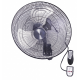 Helios 135W 50 cm Siyah 3 Kanat Kumandalı Sanayi Tipi Duvar Vantilatörü Hs9408